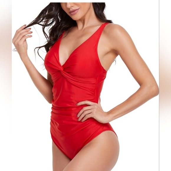 smismivo Other - Womens Smismivo tummy control, one piece xl red swimsuit, NEW WITH TAGS!!